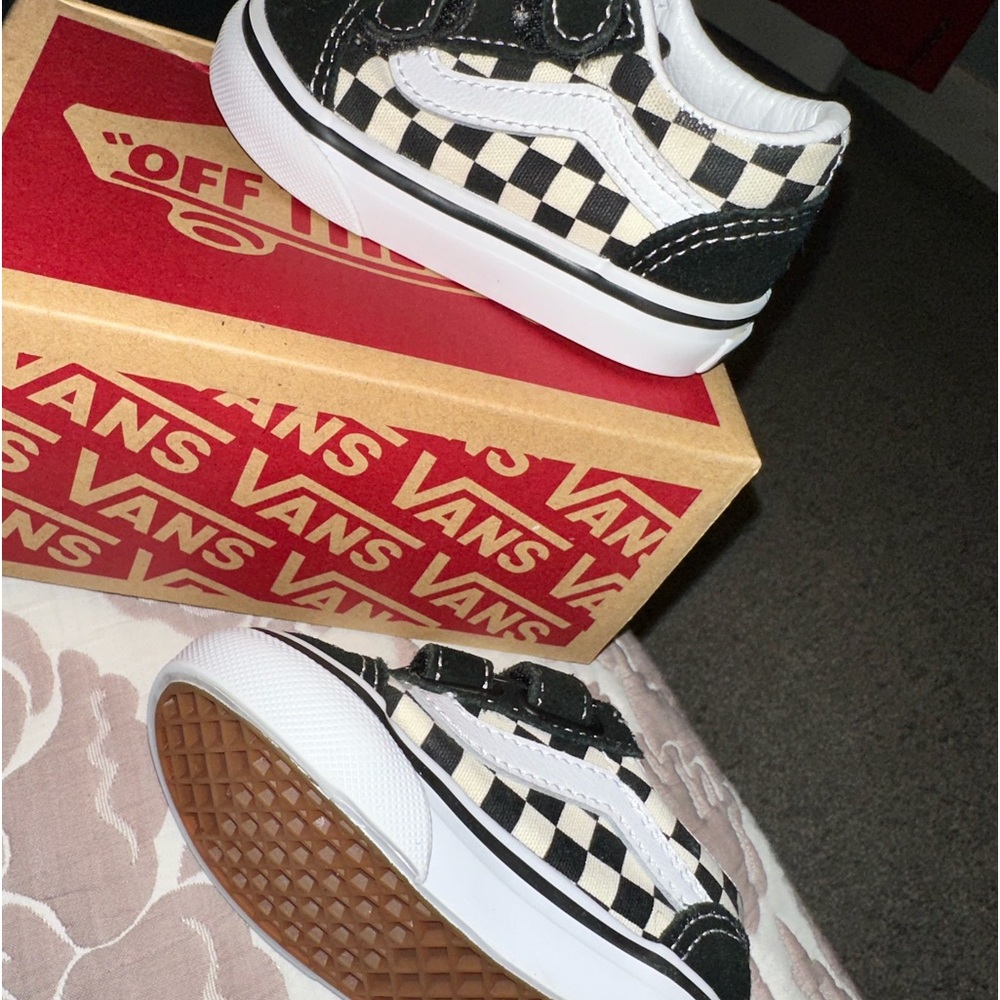 Toddler Checkered Vans